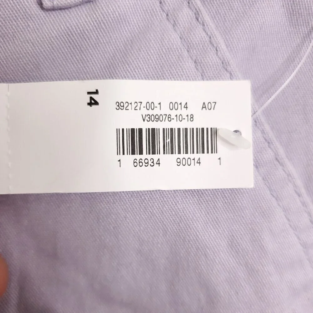 Old Navy Shorts Boys Size 14 Violet Flat Front Casual Easter New Twi Wood
